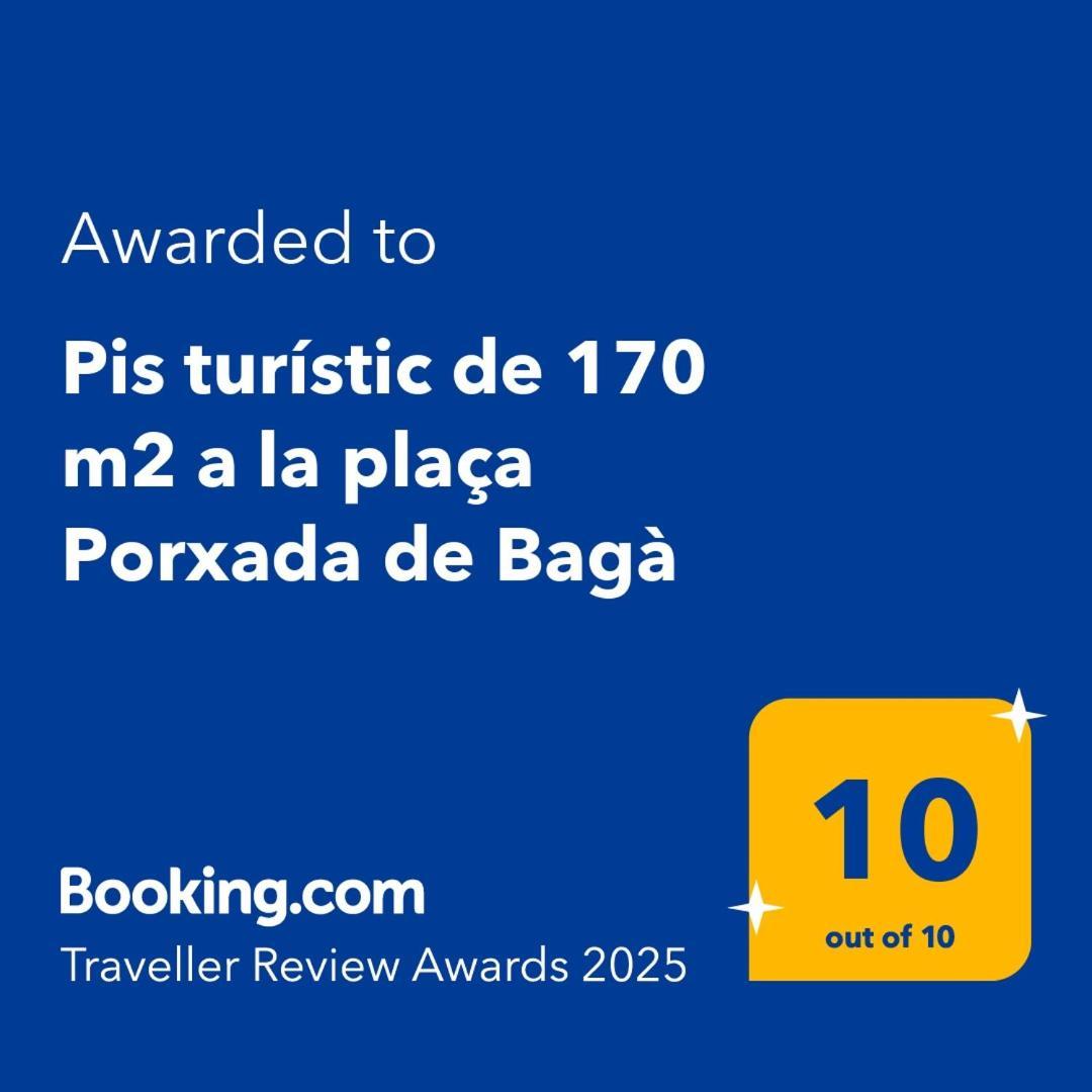 Pis Turistic De 170 M2 A La Placa Porxada De Bagá Exteriér fotografie